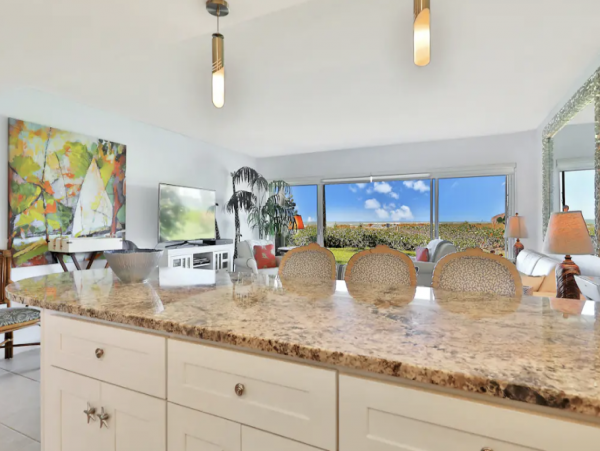 Longboat Key Beachfront One Bedroom Condo Partial Gulf Views